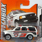  Matchbox 2012-073-489 Ford Expedition Police / 2.Blistervariante aus B-Case