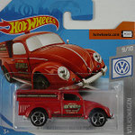 Hot Wheels 2019-047 VW Beetle Pickup / neues Modell / Zweitfarbe / 9/10