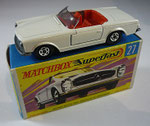 27A Mercedes 230SL weiß / Sitze rot