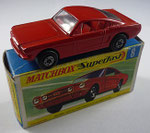 Matchbox08A Ford Mustang -  rot /  Einrichtung rot