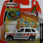 Matchbox 2005-59-596 BMW X5 Police / neues Modell