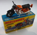 18B Hondarora orange / Gabel und Kotflügel schwarz / Motor und Auspuff chrom / Räder 36 Speichen / Honda Aufkleber
