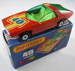 Matchbox 40A Vauxhall Guildsman rot / Einrichtung / Scheibe hellblau/ Aufdruck "40"