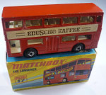 17B The Londoner Eduscho Kaffee / rot / Bodenplatte schwarz glänzend