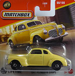 Matchbox 2024-008-1349 1941 Plymouth Coupe / auf 2025er Karte