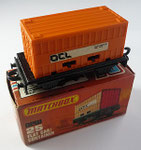 25C Flat Car Container  orange / OCL Aufkleber