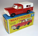 Matchbox 06D Ford Pickup / weißer Grill / neues Modell mit RW-Rädern