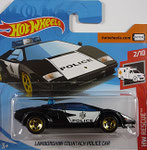 Hot Wheels 2019-142 Lamborghini Countach Police Car / Erstfarbe / 2/10