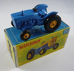Matchbox 39 Ford Tractor / blau