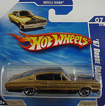 Hot Wheels 2010-093 '67 Dodge Charger / Zweitfarbe