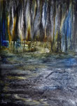 Clarté dans la peupleraie 60x80  🙂