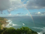 Gertruds Blick vom Arbeitsplatz an der Byron Bay, Australien morgens © Gertrud Basten