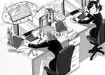 はたらく人・学生のメンタルクリニック -ADHD患者イラスト-　