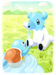 ポケモン：ゼニガメとクマシュン