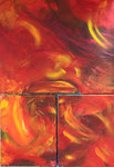Solar dance, Acryl, Triptychon, (2022)