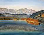 Eibsee, Aquarell (2022)