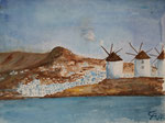 Mykonos, Aquarell (2017)