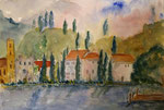 Am Gardasee, Aquarell (2012)