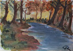 Herbststimmung, Aquarell (2019)