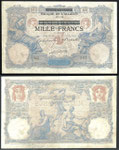 Ro 668 ( Überdruck auf Frankreich  Pick 31 - 100 Franc Note )