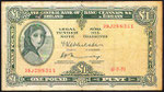 P 64c  - 1 Pound