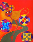 L'Ange du feu est déterminé. © Saelle Knupfer, 2012