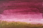 Paysage sur papier. Acryl. ©Saëlle Knupfer