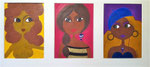 Les voyageuses, triptyque © Saëlle Knupfer, 2013