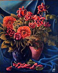 "Blumenstrauß", 60x40, Öl auf Leinwand, 2011.