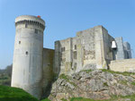 Une vue du Château de Falaise