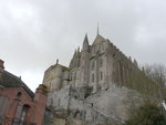 Une vue de l'Abbaye du Mont-Saint-Michel