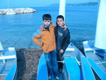 Tarek et Naïm prêts à voguer sur les flots!