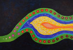 untitled 111024　acrylic on canvas, 15.8×22.7cm