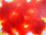 Fire #2　Acrylic on canvas　31.8×41cm