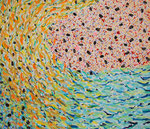 Wave130107, Acrylic on Paper, 45.5×53cm
