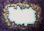 VOID #10, Acrylic on canvas, 15.8×22.7cm　Individual possession