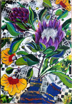 Les calebasses - 50 x 70 - Acrylique-glacis aux encres- -RESERVE