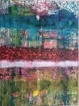 MON JARDIN - 80x60-Capturer l'effervescence de la vie et ses superpositions complexes. un lieu de réflexion intime et de renouveau émotionnel. Cette peinture apportera une énergie dynamique et inspirante à tout espace de vie. 