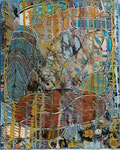LES GALET 50 X 30-Acrylique-glacis aux encres