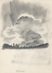 Föhnhimmel, Bleistift, 30x20, 1979