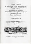 Heft Nr. 34, „....Christoff von Bodendiek.....Wrestedt..“; Autor: R. Simon  