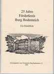 Heft Nr. 18, „25 Jahre Förderkreis Burg Bodenteich“; Ein Rückblick    
