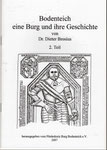 Heft Nr. 21, „Bodenteich eine Burg und ihre Geschichte“ 2.Teil; Autor: Dr. D. Brosius