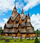 Eglise en bois debout (Norvège)