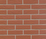 F440, rot, flach-genarbt, unbesandet