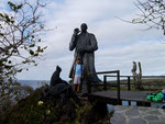 with Charlie Darwin - Isla San Cristobal, Galapagos Islands (Jul 2012)