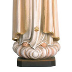 statua Madonna di Fatima in legno - base