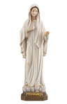 statua Madonna di Medjugorje in legno