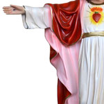 statua Sacro Cuore di Gesù braccia aperte cm 85 -mani