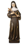 statua Santa Rita in legno
